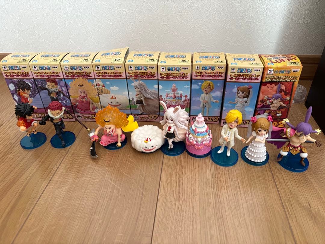 ワンピース【ワールドコレクタブルフィギュア-ホールケーキアイランド3-】➕3種