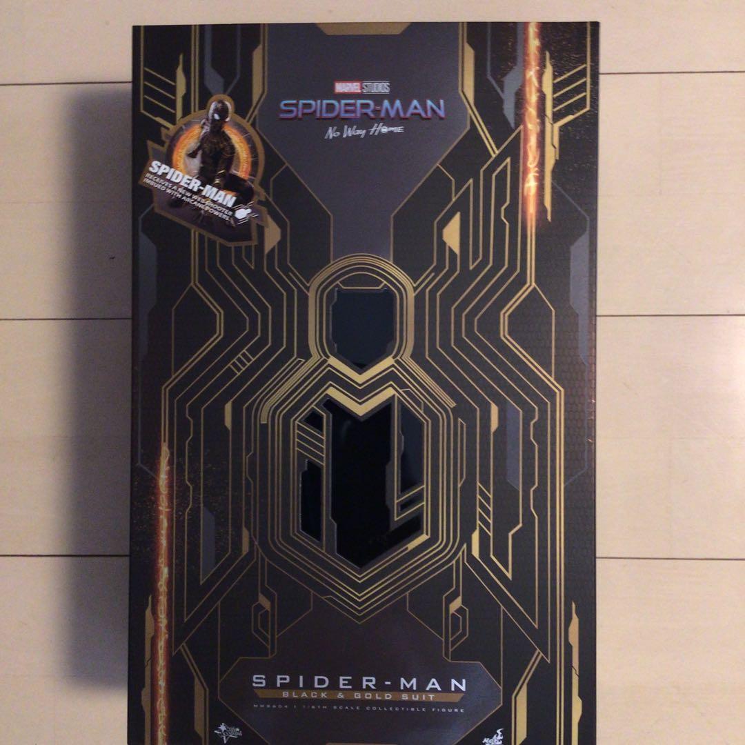 スパイダーマン　ノーウエイホーム　ブラック&ゴールドスーツver ホットトイズ