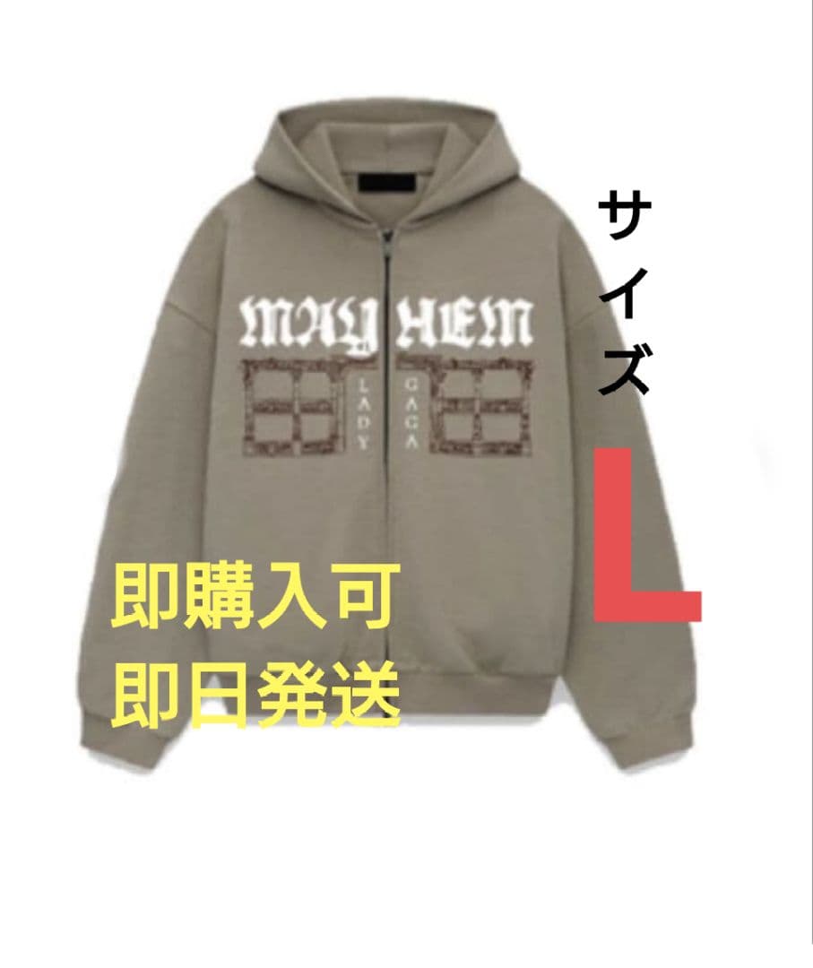 レディーガガ メイヘム パーカー　L 　　　　Lady Gaga Mayhem