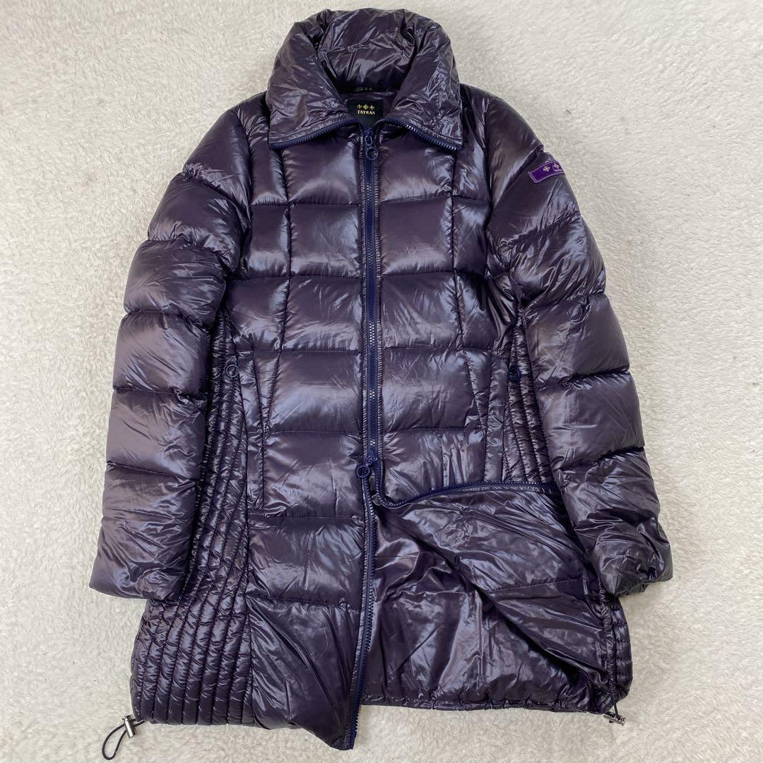 美品✨ タトラス SARIN ロングダウンコート パープル 02