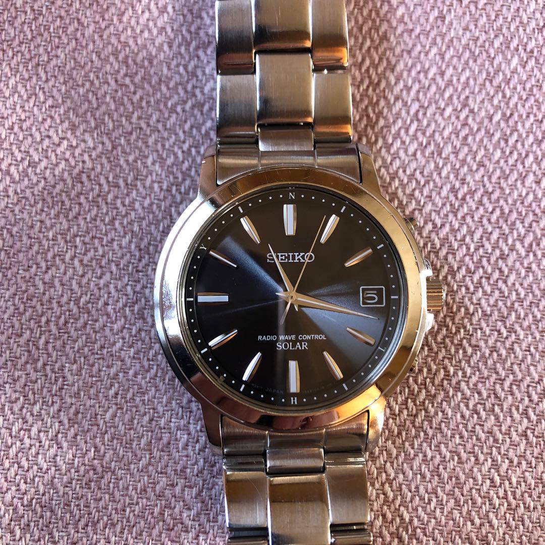 SEIKO SOLAR 電波ソーラー 時計