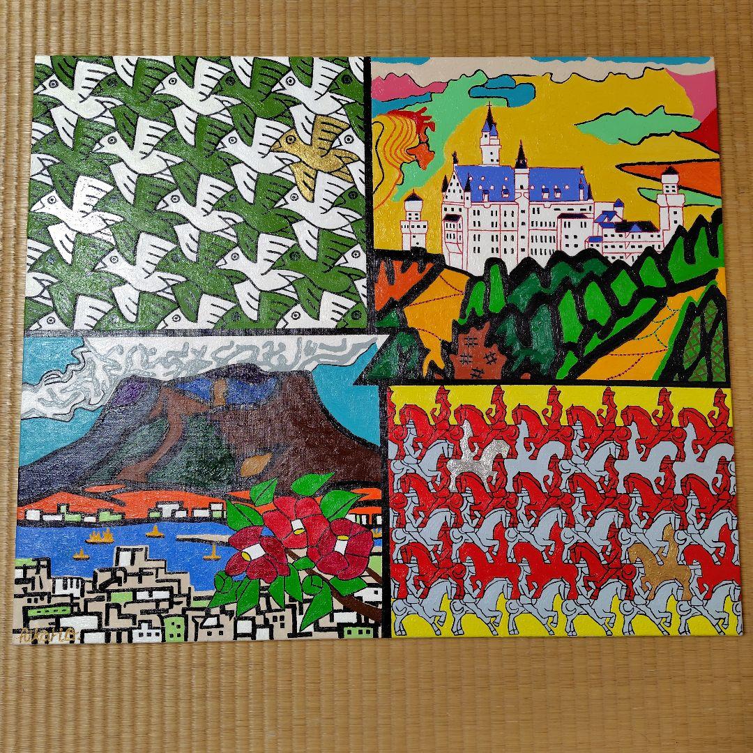 FRONT LINE Ⅰ F20号油彩画