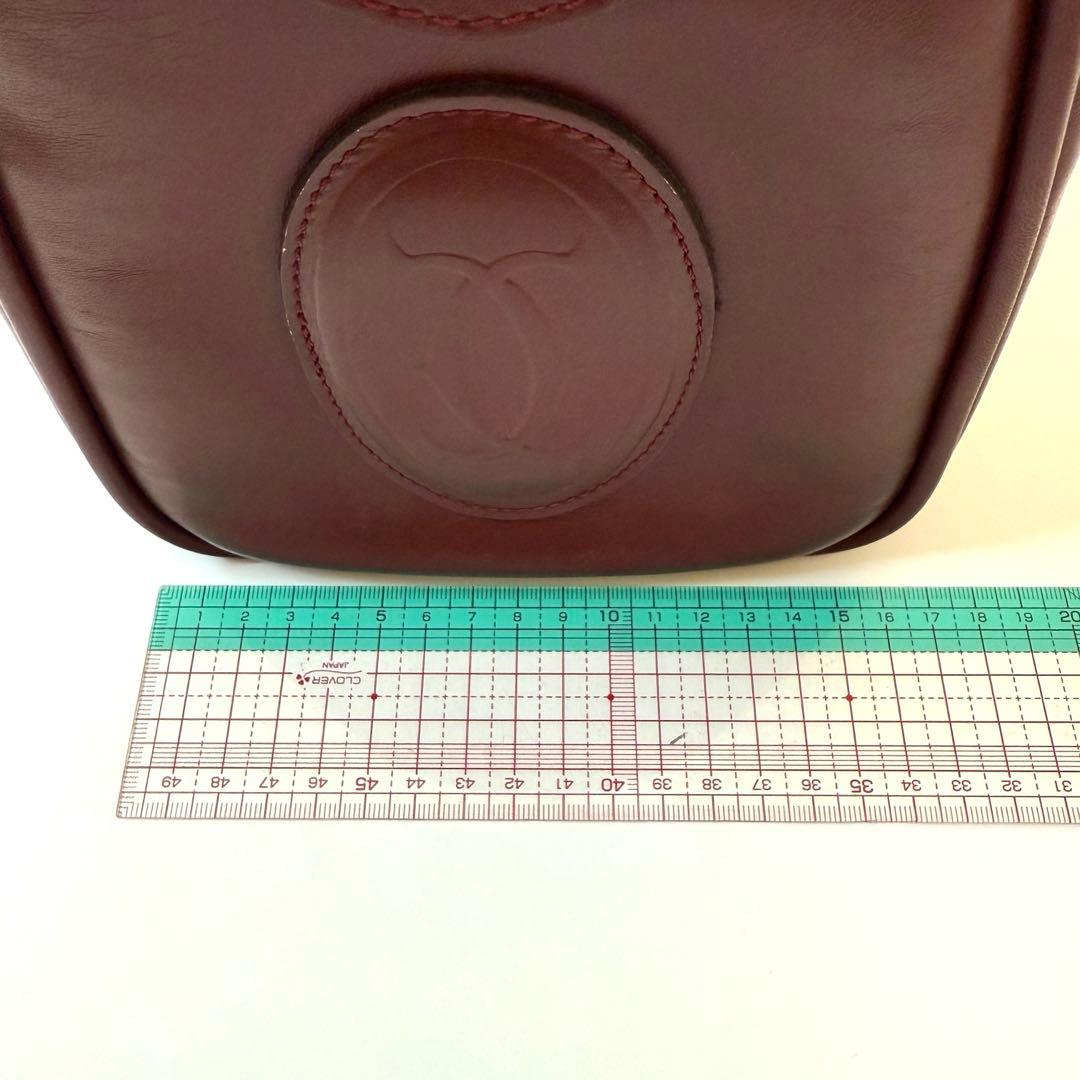 カルティエ マストライン レザー ボストンバッグ 2C Cartier