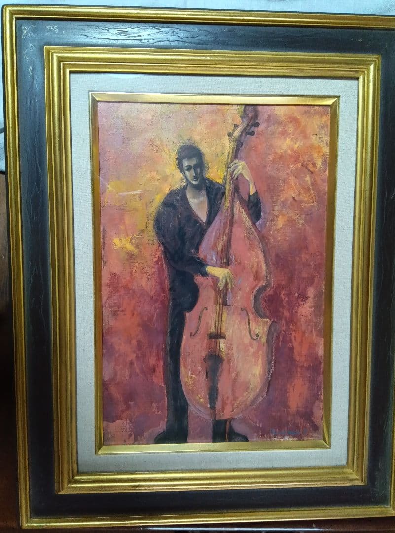 田原常崇　ジャズ演奏者油彩画 P6号 il_fullxfull.5325727717_c04k.jpg