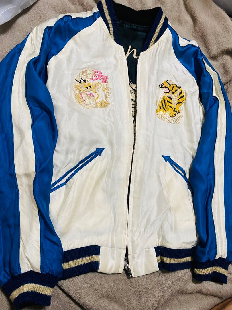 テーラー東洋 x Hinoya スカジャン 日本限定虎　2面用 vintage テーラー東洋 x Hinoya スカジャン 日本限定虎 2面用 vintage - メルカリ