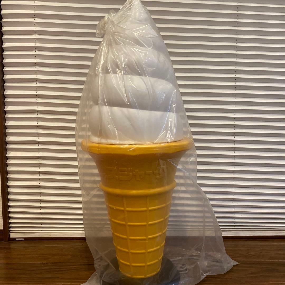 【新品・未使用】スジャータ TOMI ソフトクリーム 置物 模型