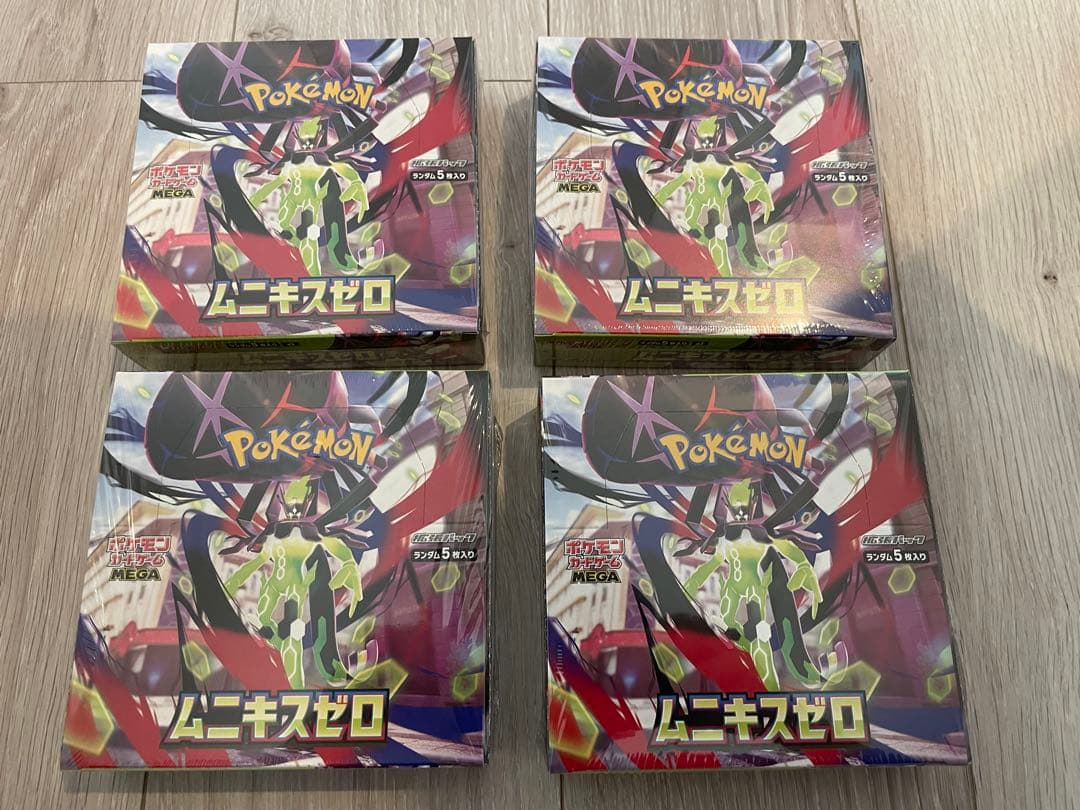ポケモンカード　ムニキスゼロ シュリンク付き　4BOX