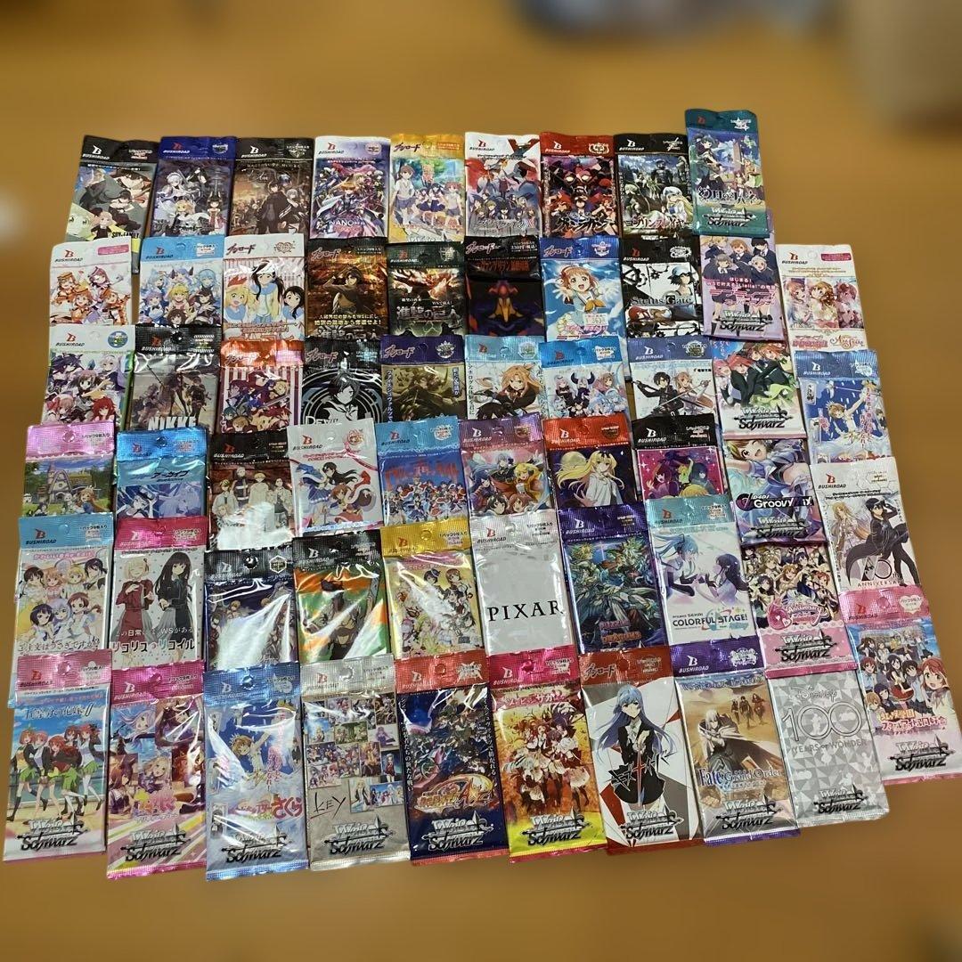 ヴァイスシュヴァルツ　未開封パック　まとめ売り　58パック ヴァイスシュヴァルツロゼ ブースターパック HARUKAZE BOX | トレカ東京