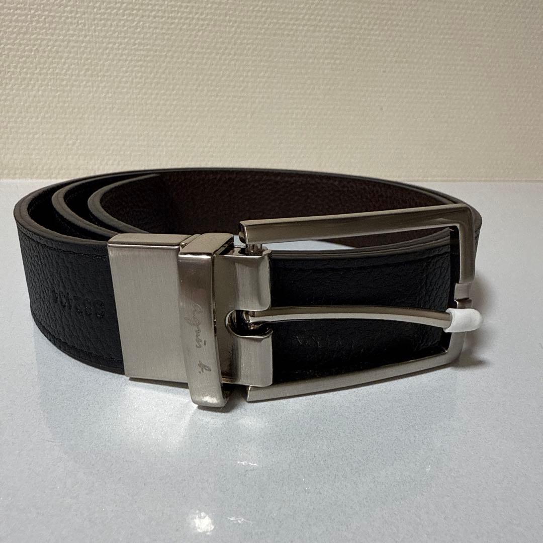 アニエスベーオム　リバーシブルレザーベルト