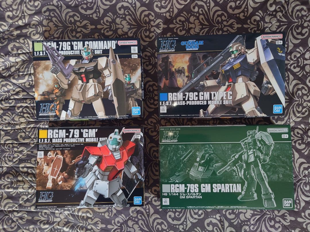 z*n様 HG ジム　ジム改　ジムコマンド　ジムスパルタン　四点セット　まとめ売