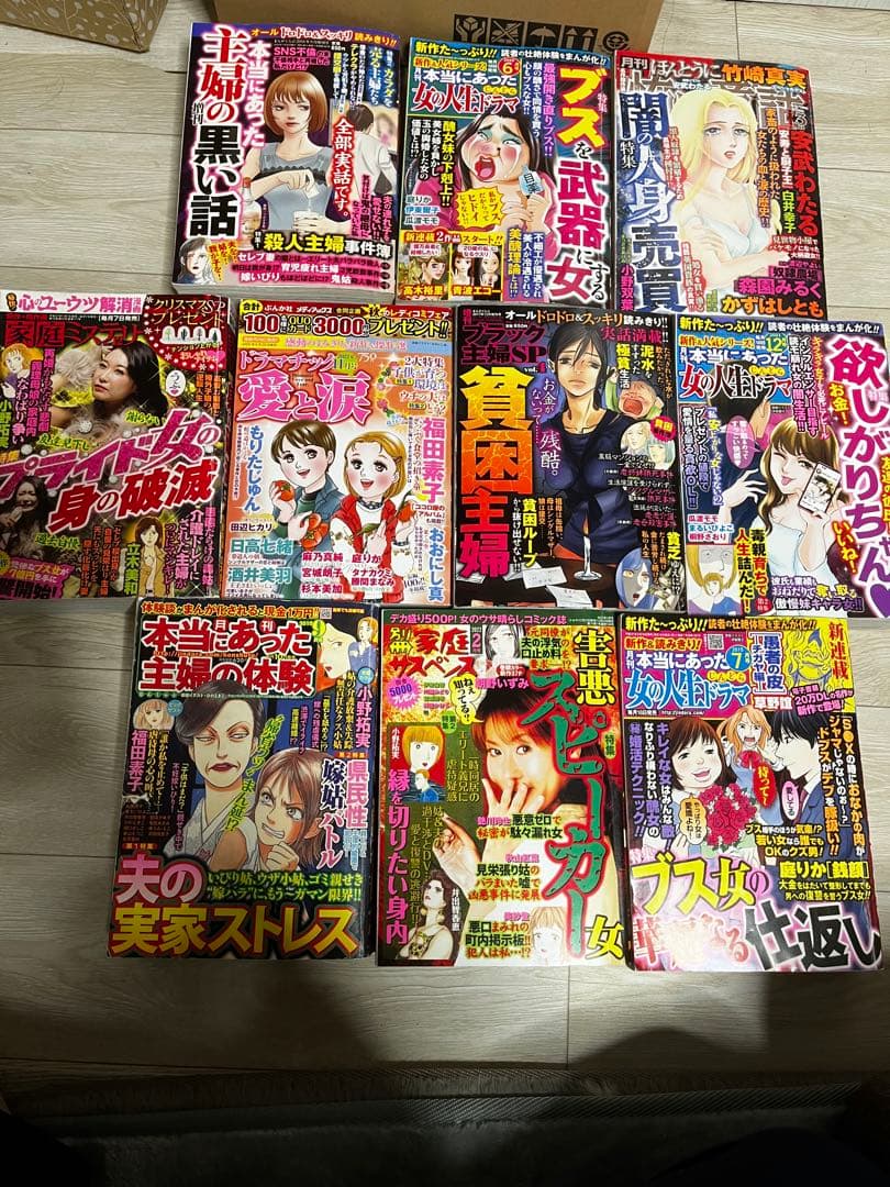女性漫画　レディースコミック　10冊