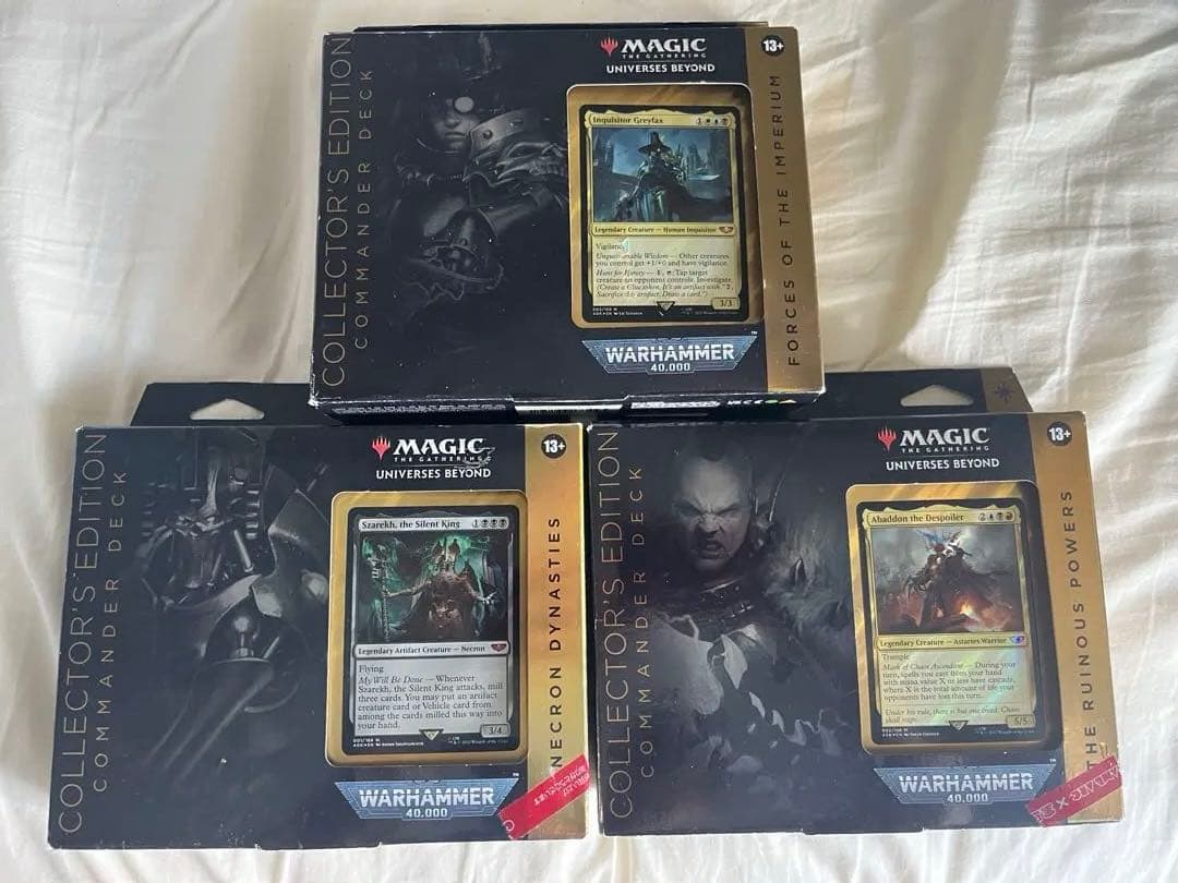 MTG 統率者ウォーハンマー4000コレクターズエディション 3種セット