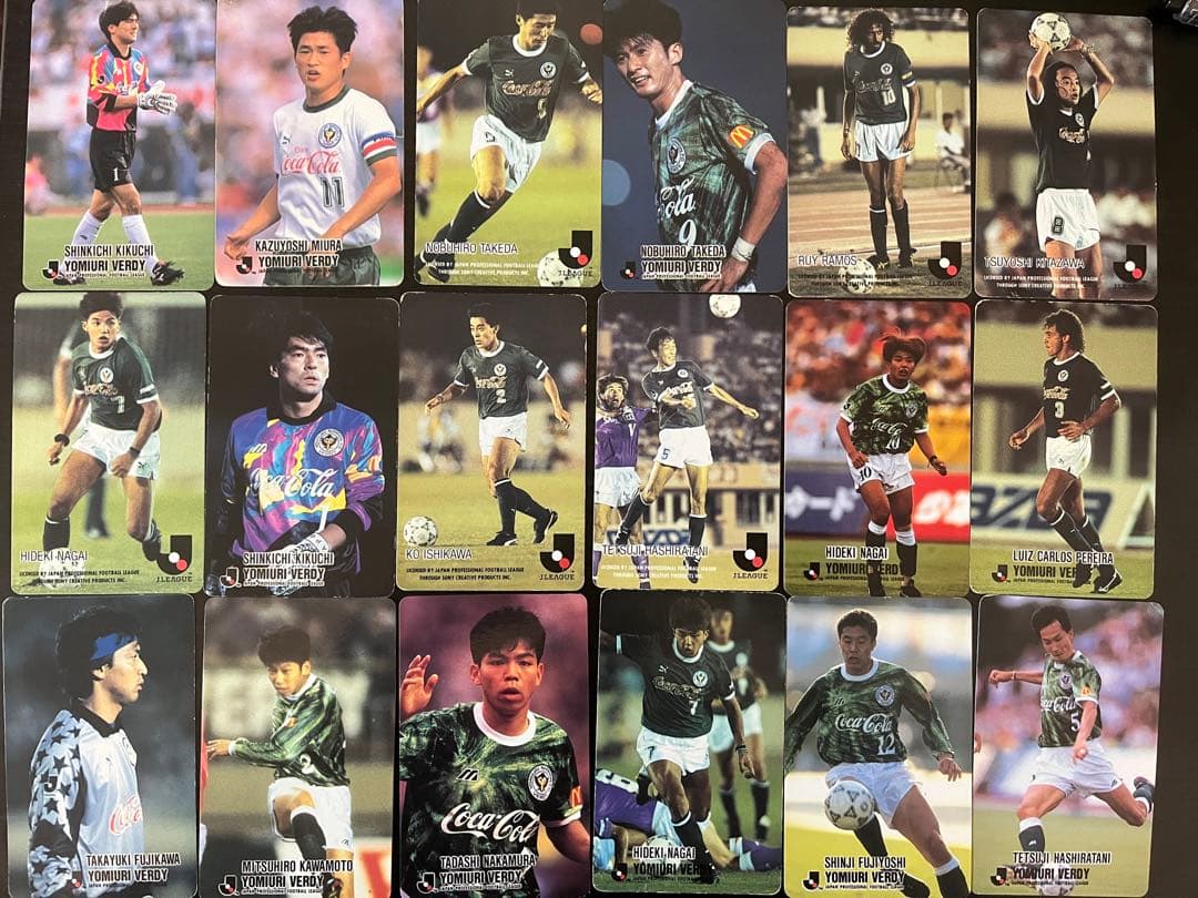 【希少】Jリーグカード 1992年　読売ヴェルディ