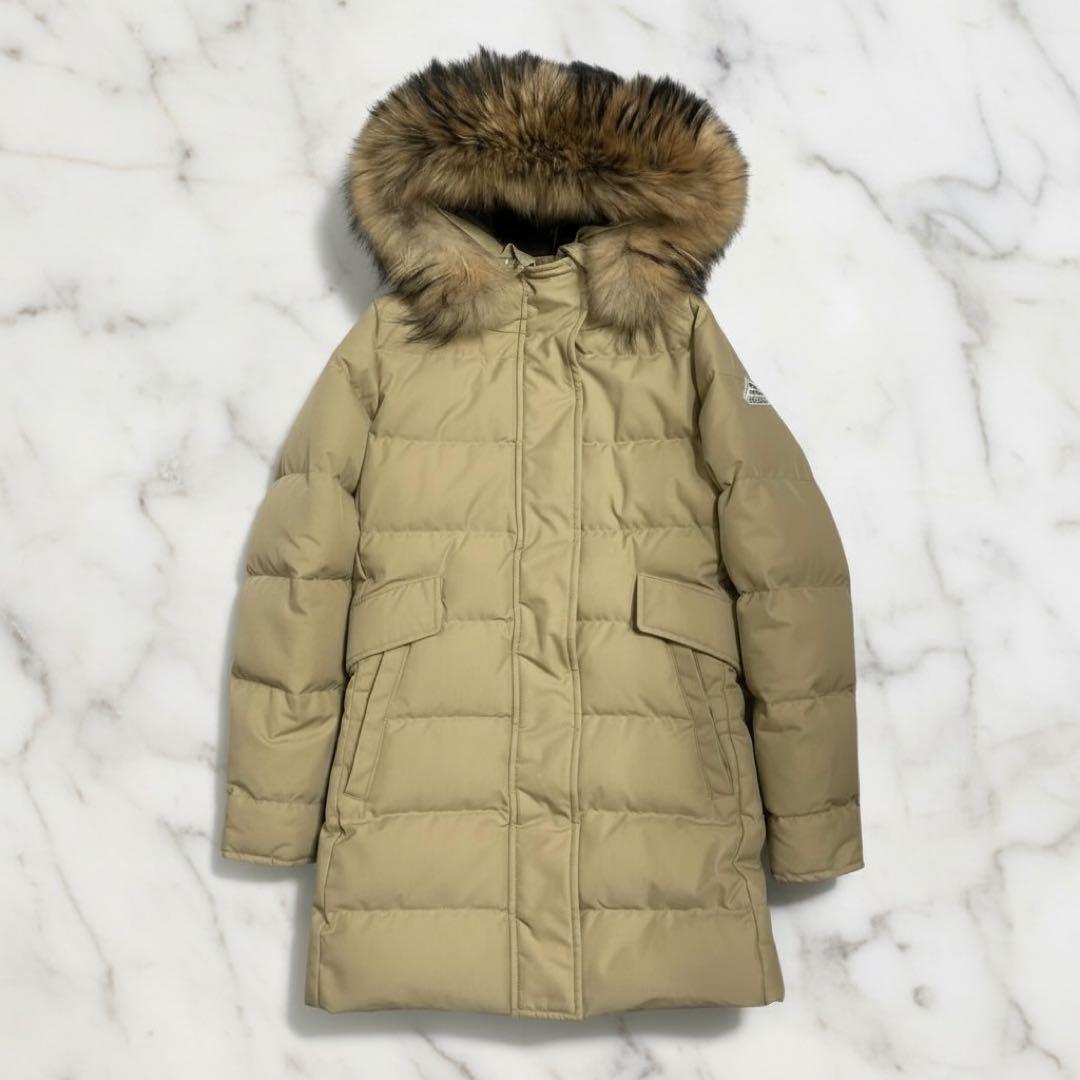 美品✨ピレネックス グルノーブル ダウンジャケット ラクーンファー ベージュ FREAK'S STORE（フリークスストア） ダウンコート ダウンジャケット