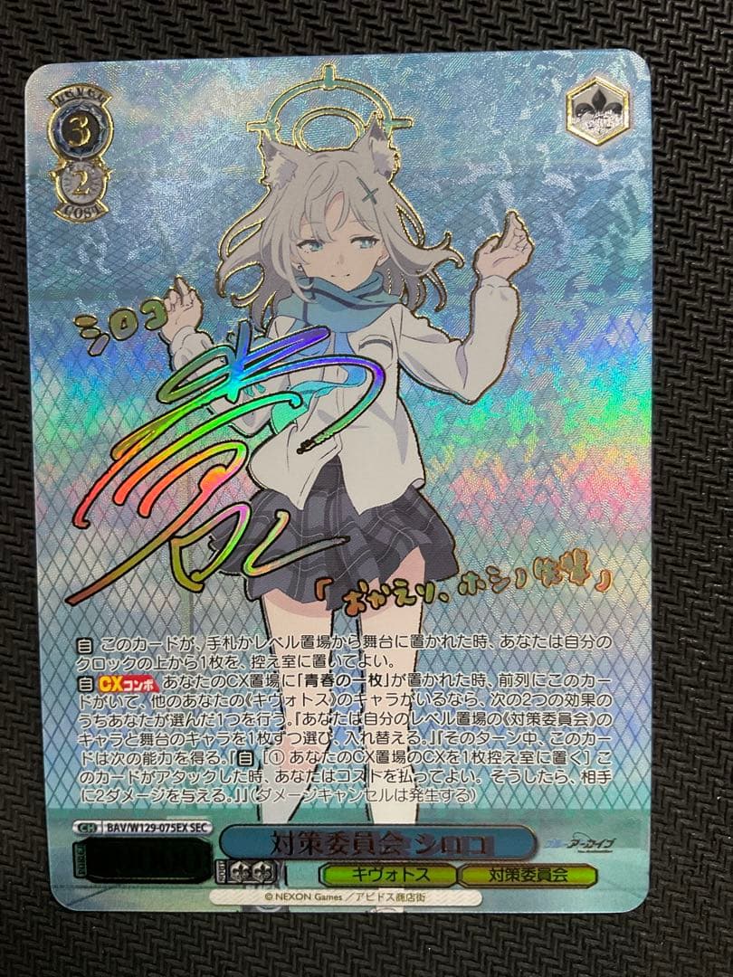 対策委員会　シロコ　SEC サイン