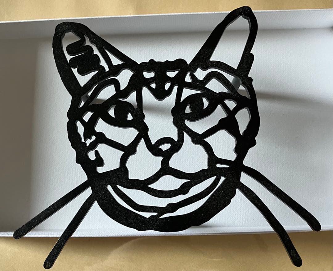 HAyU plate・ネコ(black) 小川学