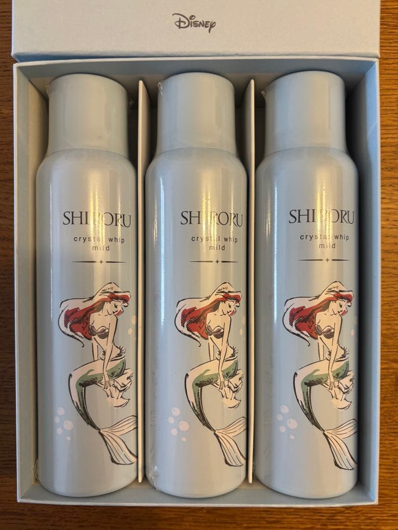 SHIRORU クリスタルホイップ マイルド　3本セット ディズニー