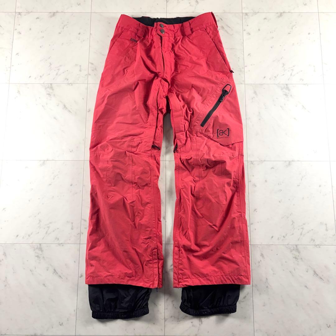 Burton [ak] バートン ゴアテックス スノーボード パンツ 赤 M