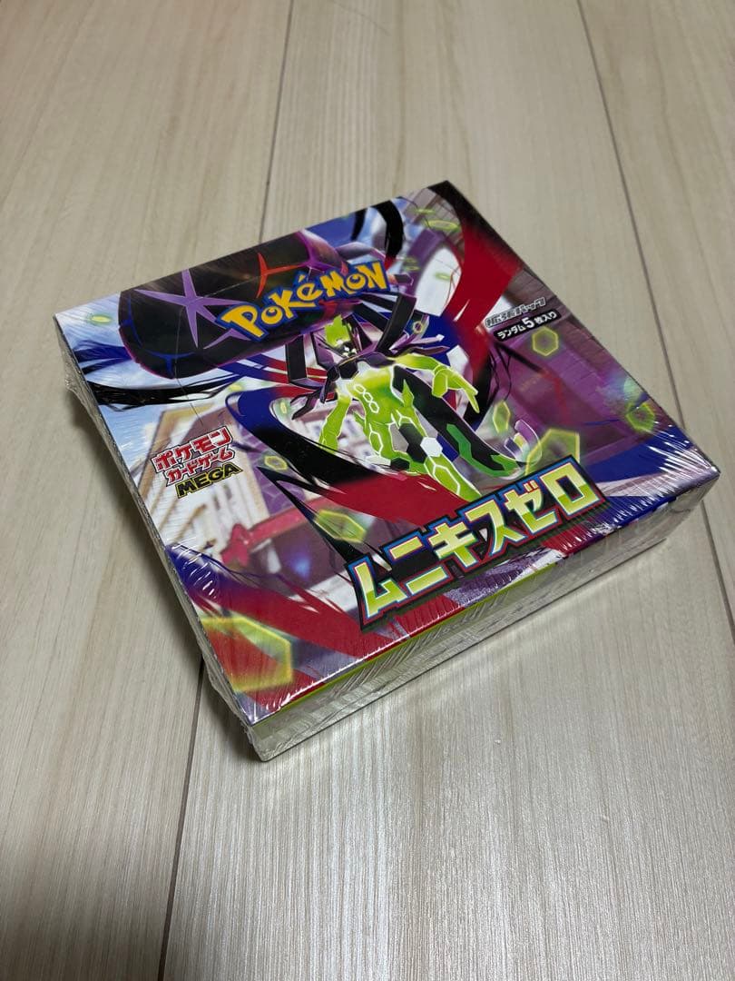 ムニキスゼロ　新品未開封Box シュリンク付きポケモンカード ポケモンカード ムニキスゼロ BOX 新品未開封 シュリンク付き - メルカリ