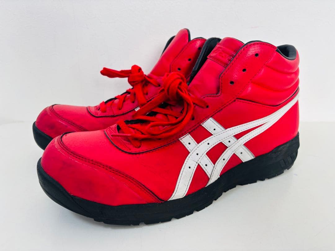 アシックス ウィンジョブCP701 クラシックレッド×ホワイト 29cm 3E