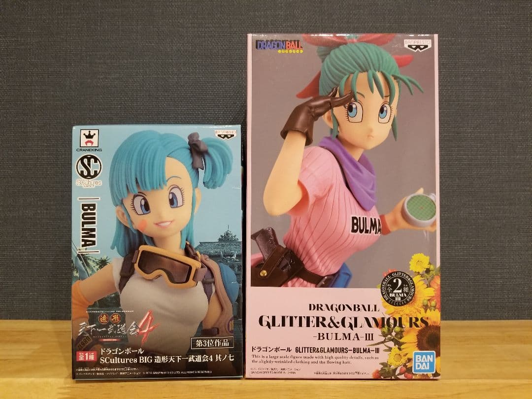 ブルマフィギュア2個＋おまけ計5点セット ブルマフィギュア2個＋おまけ計5点セット ドラゴンボール プライズ