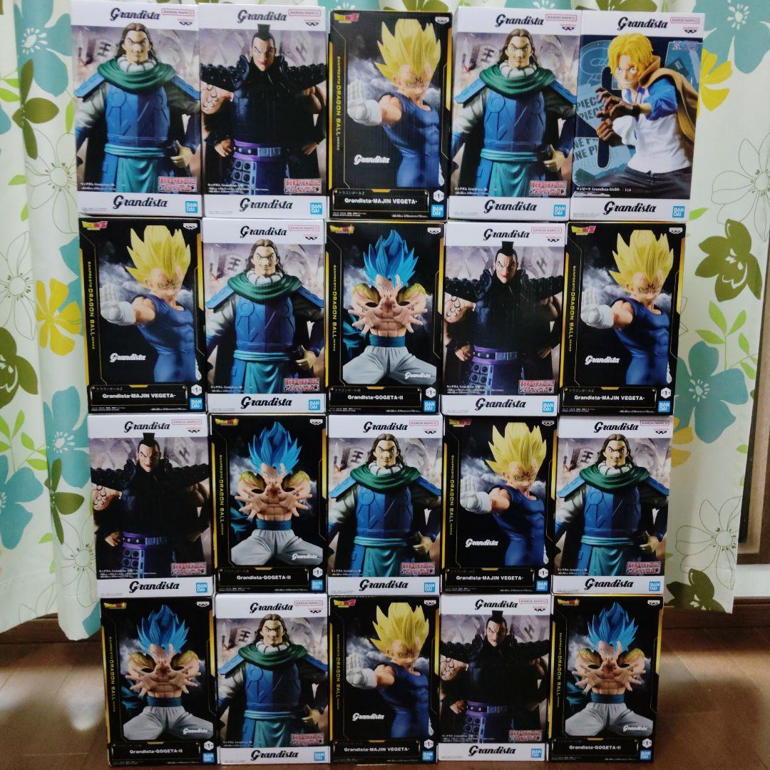ドラゴンボール　ワンピース　キングダムフィギュア　20体セットE