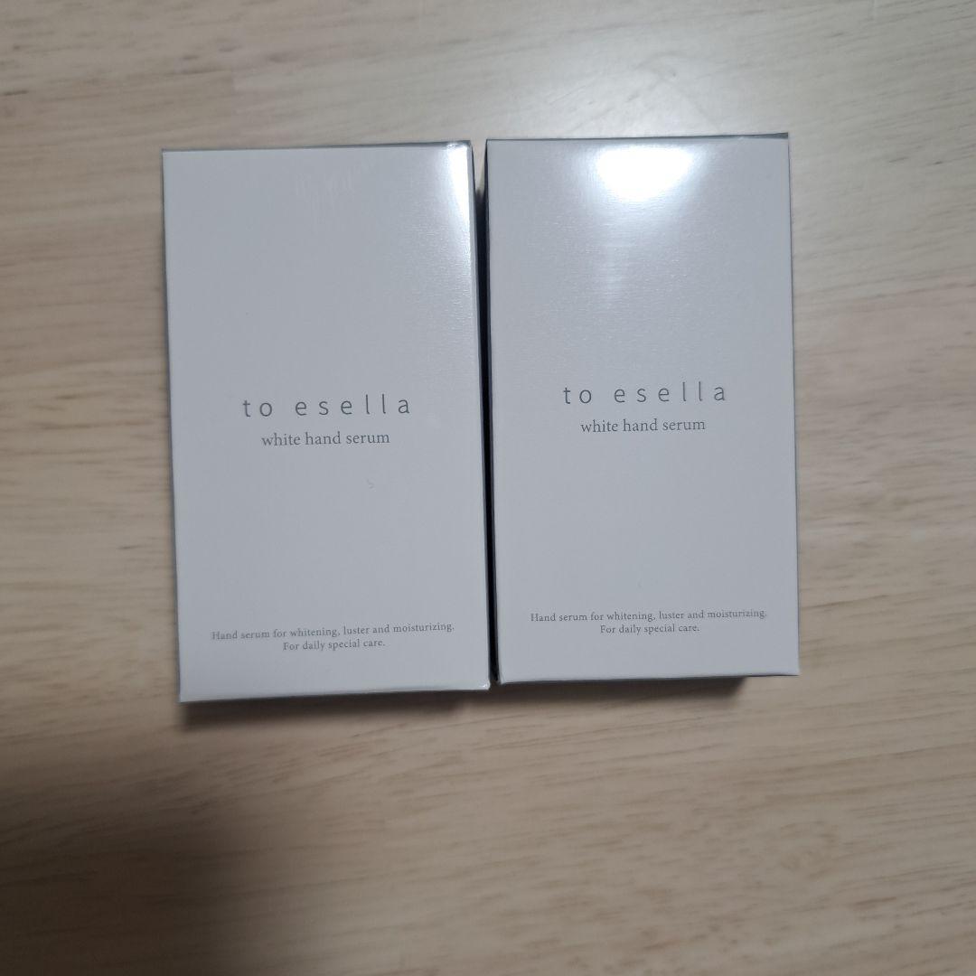 to esella　ホワイトハンドセラム薬用美容液