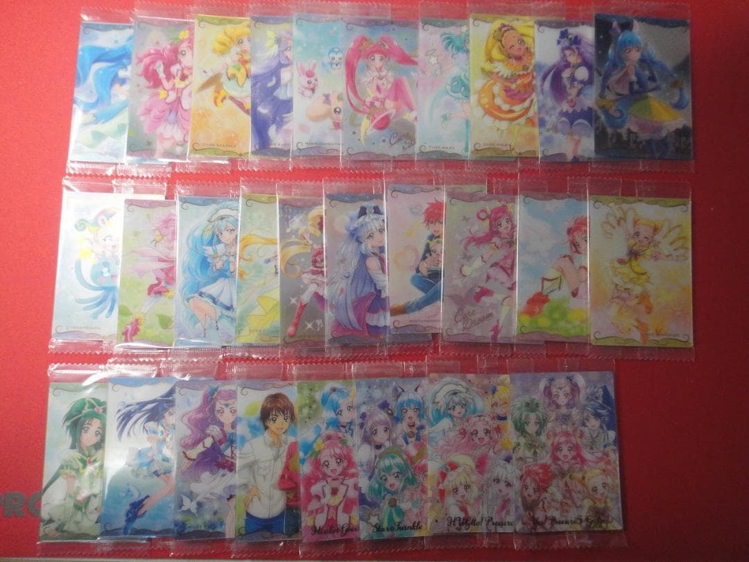 プリキュア　カード　ウエハース1　全28種　フルコンプ 全部揃ってます!!】プリキュア カードウエハース [全28種セット