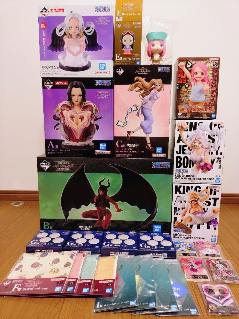 一番くじ　ワンピース　メモリーオブヒロインズ　フィギュア他25点　まとめ売り ワンピース」ヒロイン大集合の新作一番くじが発売！ラストワン賞は