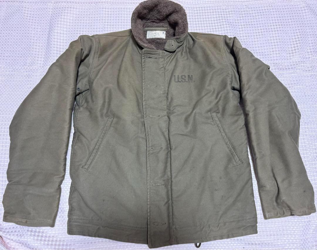 米軍 実物 N-1 デッキジャケット 米軍の銘品N-1デッキジャケットを春夏仕様にモディファイした意欲作