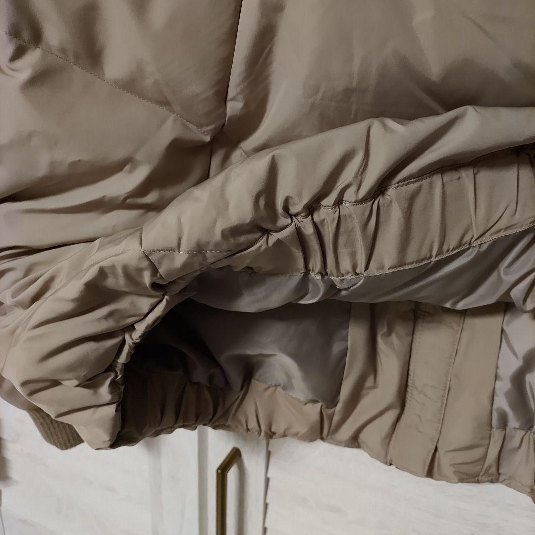 in der stadt Daunen】フード付きミドル丈ダウンジャケット - メルカリ