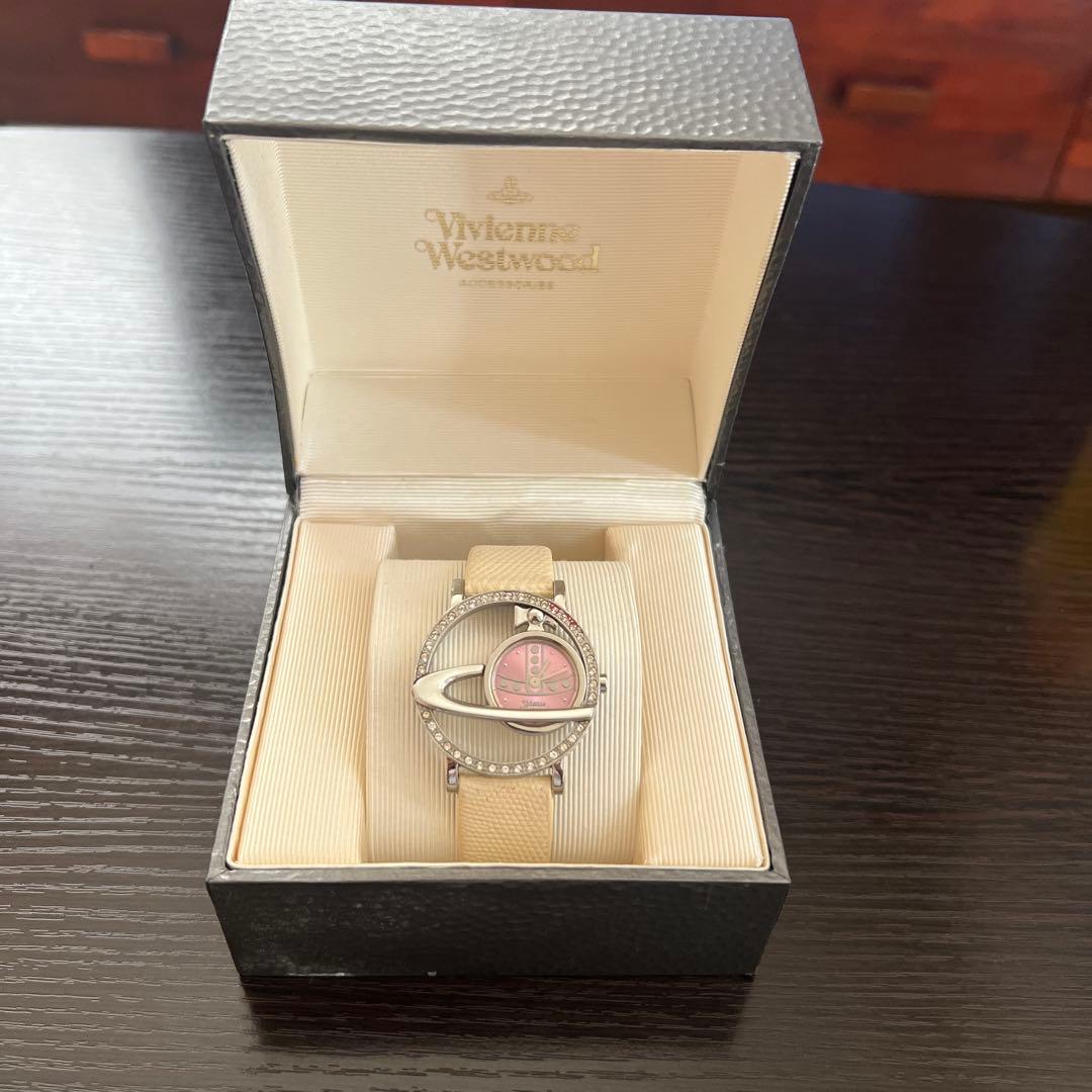 ヴィヴィアンウエストウッド 250本限定 サークルオーブ ピンク 腕時計