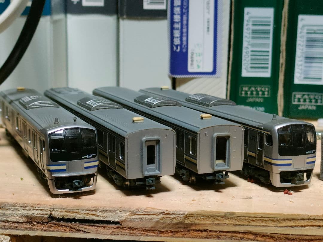 ★E217系 横須賀線総武線付属編成 4両セット E217系 横須賀線・総武線(新色) (付属編成・4両セット) (鉄道模型