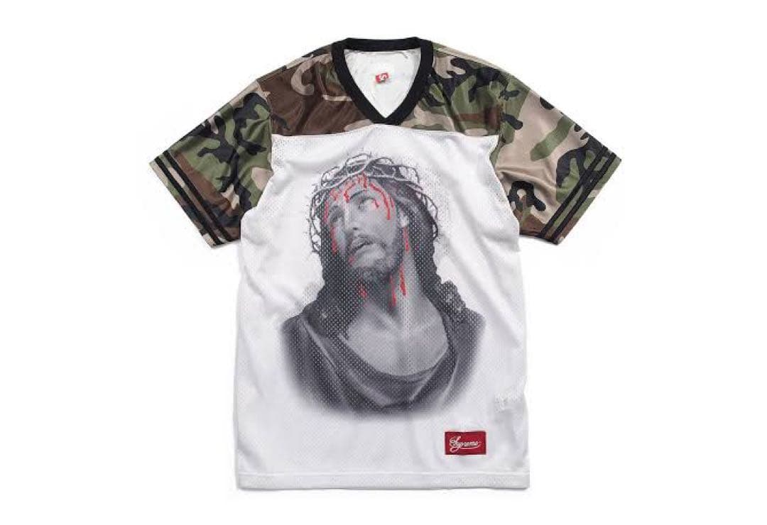 スケートボード Supreme Jesus football top