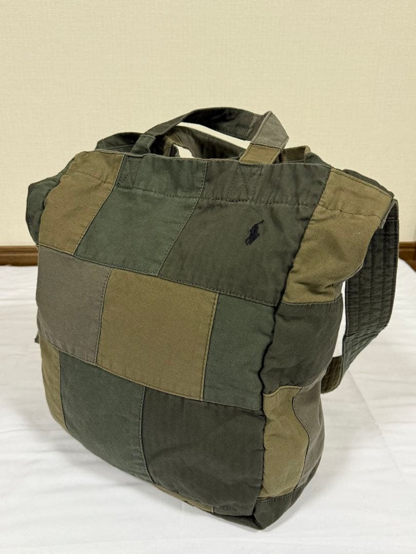 パッチワーク キャンバス ショッパートート POLO RALPH LAUREN（ポロ ラルフ ローレン）の「パッチワーク