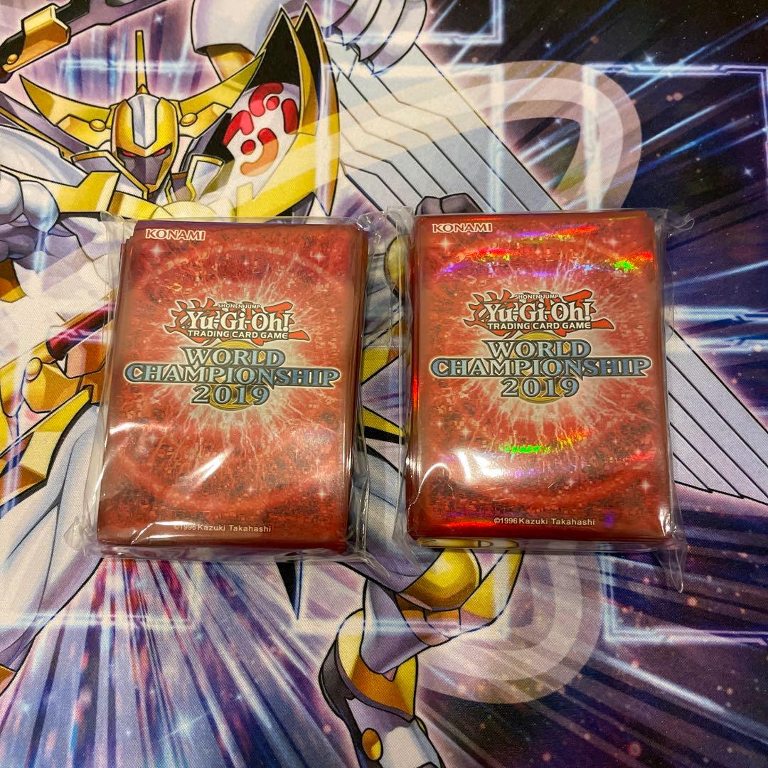 WCS2019スリーブ スリーブ『WCS2019赤』100枚入り【-】{-}《スリーブ》