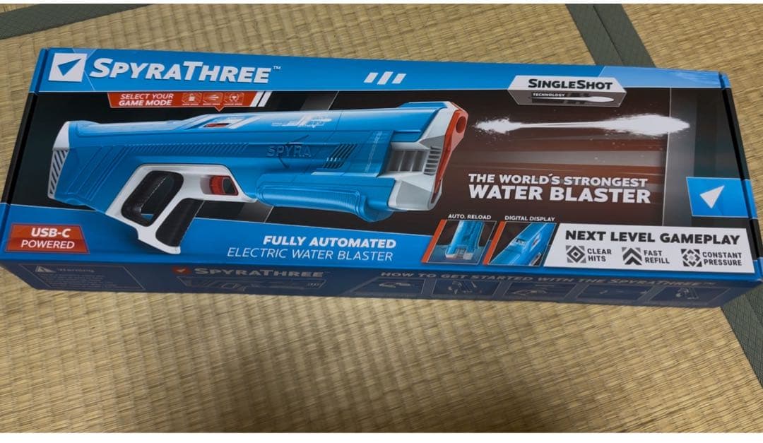 【２本セット】世界一の電動水鉄砲　スパイラ スリー　と電動ハンドウォーターガン