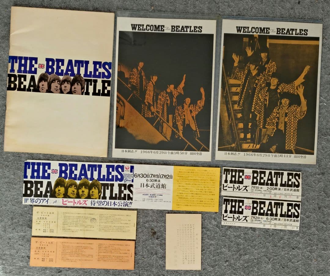 THE BEATLES ビートルズ 1966年日本武道館来日セット