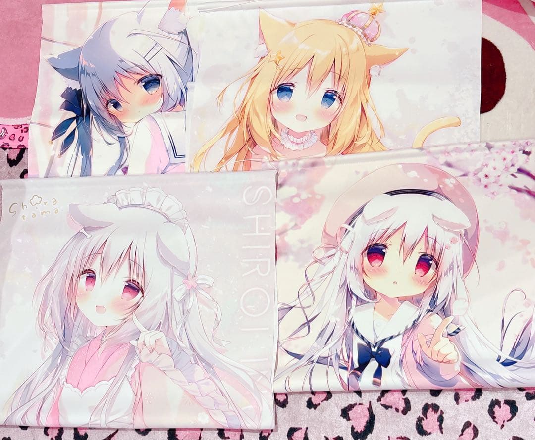 しらたま タペストリー 4点セット