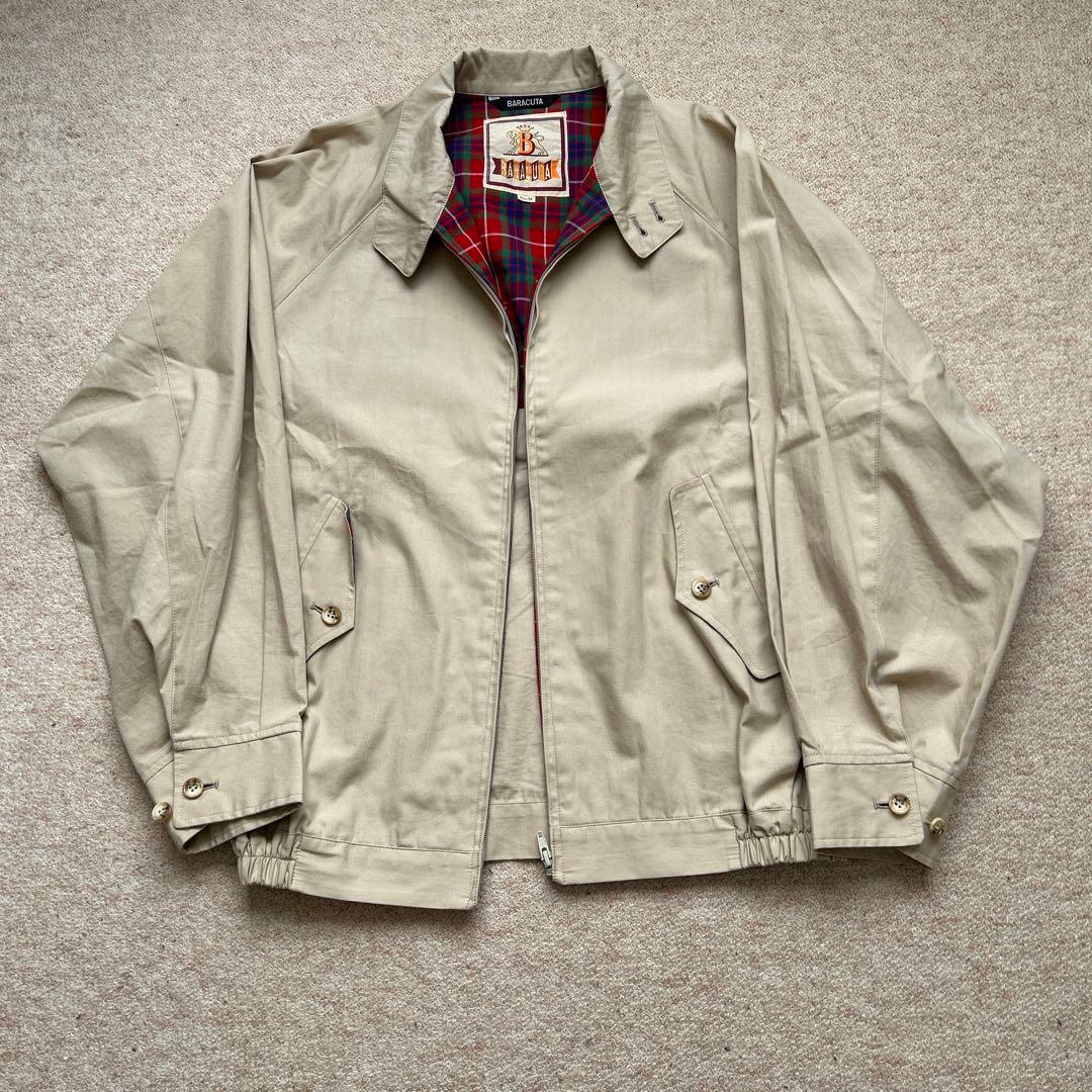 希少種美品 バラクータ80sベージュ Mハリントンジャケット g10/g9