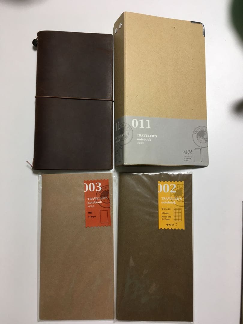 トラベラーズノート　TRAVELER’S notebook MIDORI セット