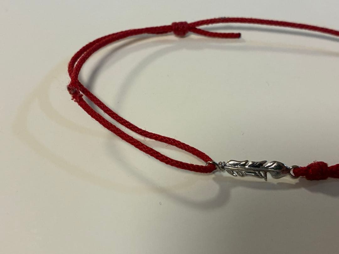 SYMPATHY OF SOUL フェザーブレスレットホワイトゴールドk18WG