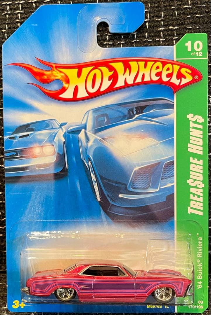 ホットウィール スーパートレジャーハント '64 リヴィエラ リビエラ 64 BUICK RIVIERA （プレミアム版）のレビュー！ベーシック版との比較
