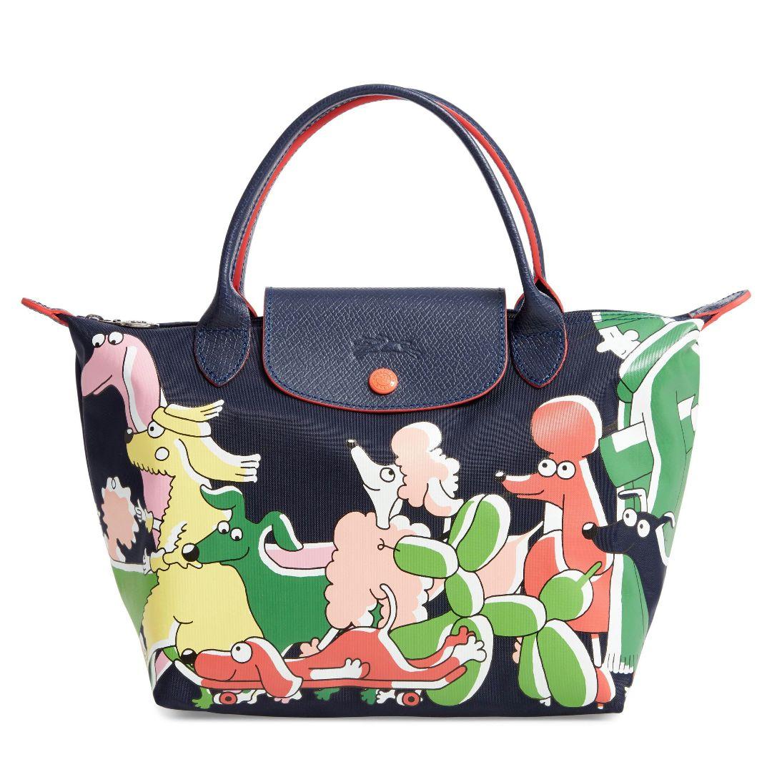 LONGCHAMP clo'e floirat プリアージュ ハンドバッグ S