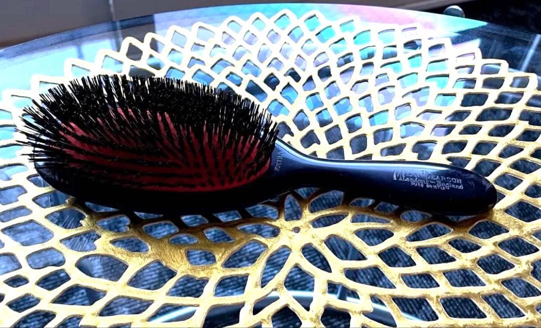 Mason Pearson ヘアブラシ エクストララージブリッスル 猪毛 黒