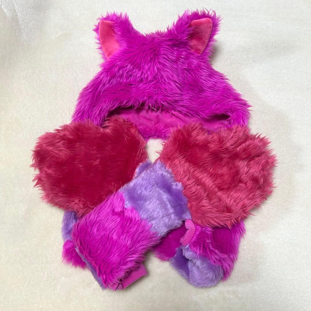 ディズニーリゾート　チェシャ猫　ファンキャップ マフラーファンキャップ 帽子