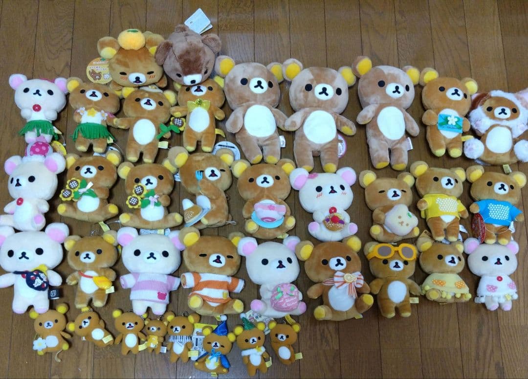 リラックマぬいぐるみコレクション 37体おまけつき