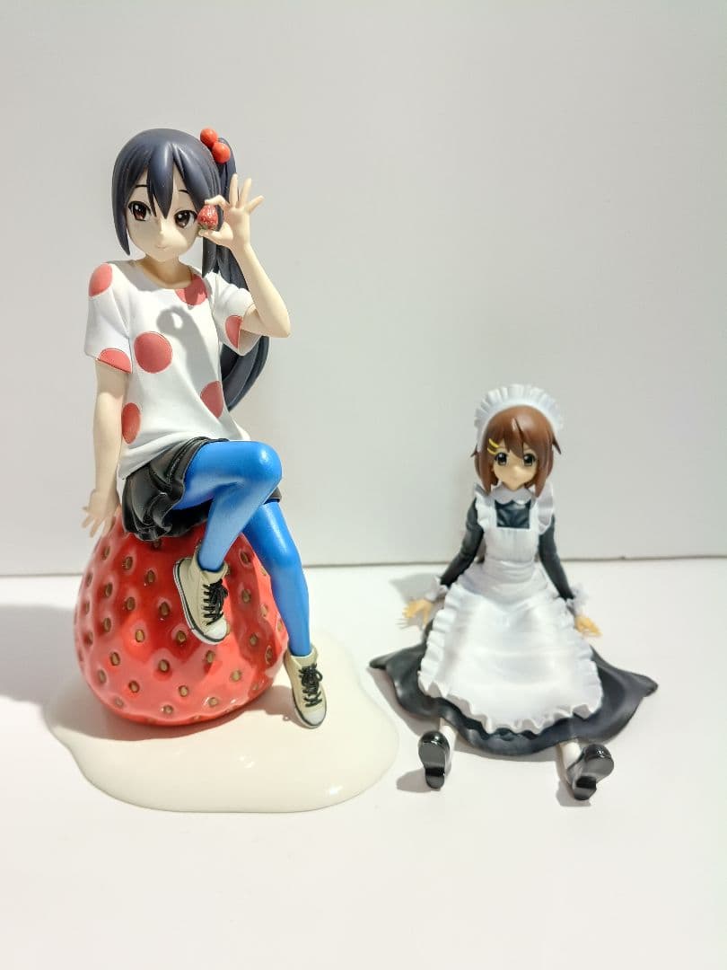 けいおん　フィギュア　2体　セット　京アニショップ限定　中野梓　平沢唯　メイド