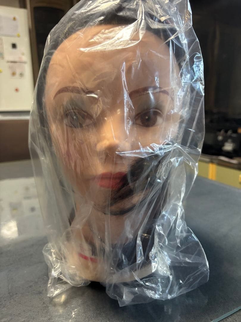 新品未使用レジーナ ワインディング用 モデルウィッグ 906DE2 デザイン巻き