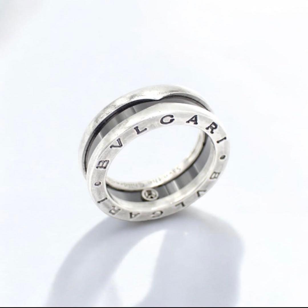 Bulgariシルバーリング Bzero-1 セーブザチルドレンサイズ54